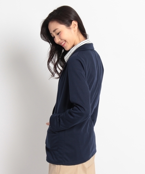 THE SHOP TK (ザ ショップ ティーケー )の「ポンチテーラードジャケット(テーラードジャケット・レディース・グリーン/グレー/ブルー・12/13)」の7枚目の写真