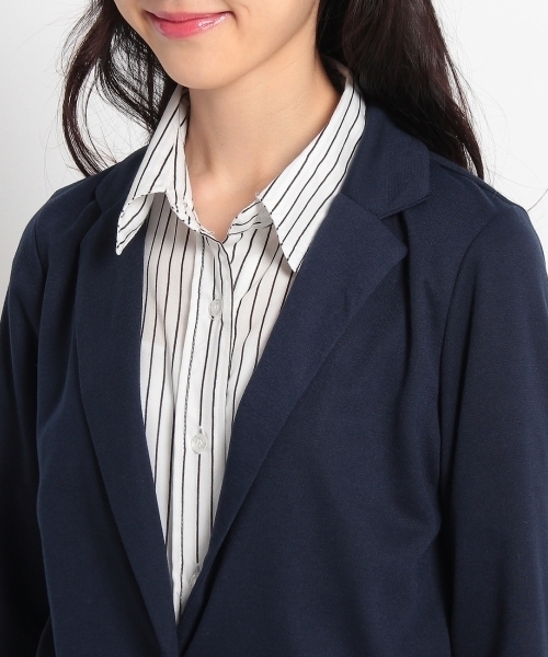 THE SHOP TK (ザ ショップ ティーケー )の「ポンチテーラードジャケット(テーラードジャケット・レディース・グリーン/グレー/ブルー・12/13)」の9枚目の写真