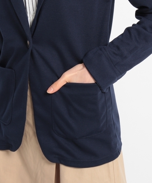 THE SHOP TK (ザ ショップ ティーケー )の「ポンチテーラードジャケット(テーラードジャケット・レディース・グリーン/グレー/ブルー・12/13)」の10枚目の写真