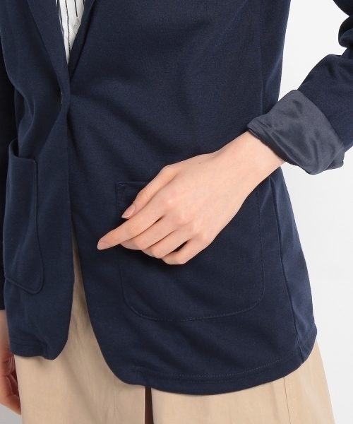 THE SHOP TK (ザ ショップ ティーケー )の「ポンチテーラードジャケット(テーラードジャケット・レディース・グリーン/グレー/ブルー・12/13)」の11枚目の写真