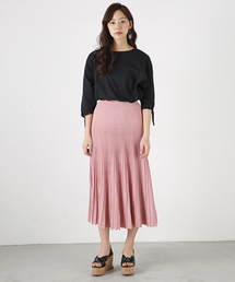 MOUSSY | Pleat Knit Skirt(スカート)