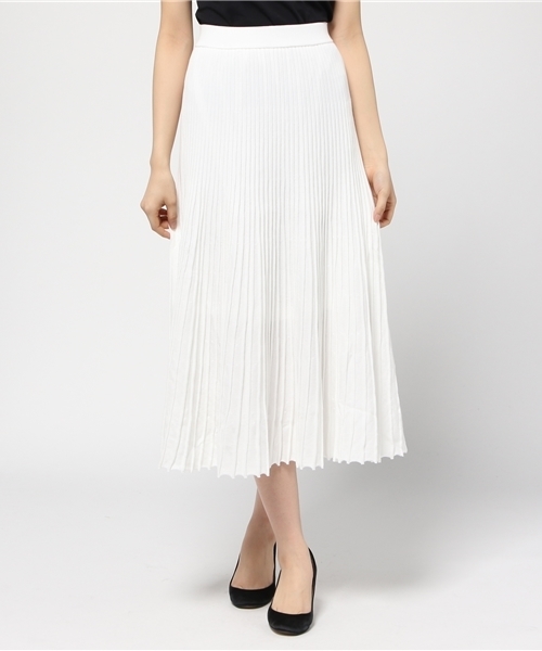 MOUSSY（マウジー）の「Pleat Knit Skirt（スカート・レディース・ライトピンク/ライトグレー/ホワイト・FREE）」の11枚目の写真