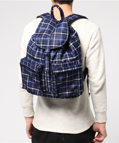 HEAD PORTER（ヘッドポーター）の「HIGHLAND/RUCKSACK（バックパック/リュック・メンズ・グリーン/ブルー・FREE）」の2枚目の写真