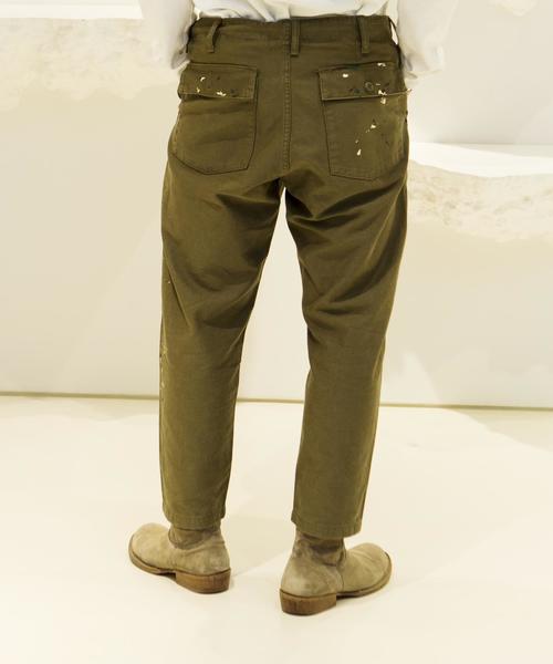 UNITED ARROWS & SONS（ユナイテッドアローズアンドサンズ）の「UNITED ARROWS & SONS（ユナイテッドアローズ＆サンズ）T-MIL PANTS（その他パンツ・メンズ・オリーブ・LARGE/MEDIUM/X-LARGE/SMALL）」の13枚目の写真