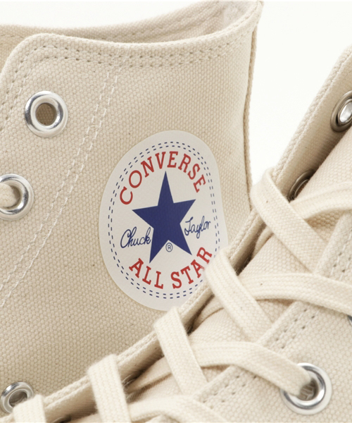 CONVERSE（コンバース）の「【CONVERSE/コンバース】CANVAS ALLSTAR J HI:オールスターハイカット#（スニーカー・レディース・アイボリー・24cm/23.5cm/24.5cm/23cm）」の2枚目の写真
