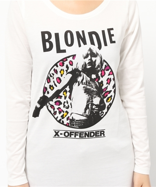 HYSTERIC GLAMOUR(ヒステリックグラマー)の「BLONDIE/’76 pt ビッグT-SH(Tシャツ/カットソー・レディース・ホワイト/ピンク/ブルー・FREE)」の12枚目の写真