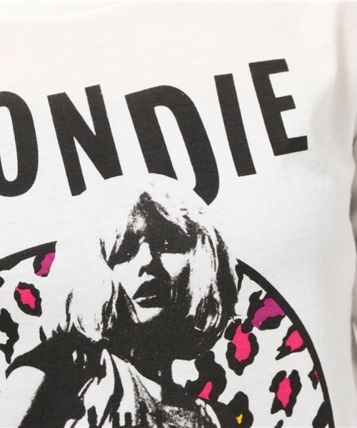 HYSTERIC GLAMOUR(ヒステリックグラマー)の「BLONDIE/’76 pt ビッグT-SH(Tシャツ/カットソー・レディース・ホワイト/ピンク/ブルー・FREE)」の14枚目の写真