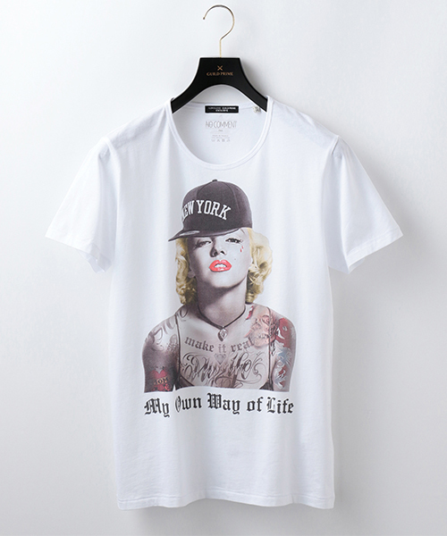 GUILD PRIME(ギルドプライム)の「【NO COMMNET PARIS】MENS 別注 tee shirts(Tシャツ/カットソー・メンズ・ホワイト・SMALL/MEDIUM)」の1枚目の写真
