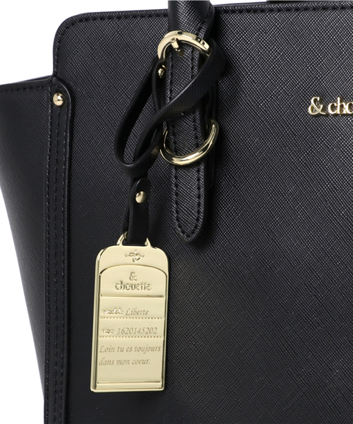 & chouette（アンドシュエット）の「シンプルハンドバッグ Ｍ（ハンドバッグ・レディース・ブラック/ベージュ/ホワイト・FREE）」の8枚目の写真