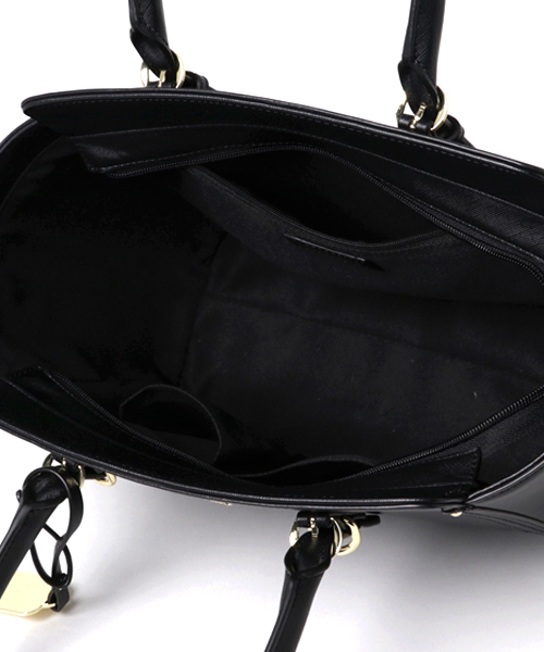 & chouette（アンドシュエット）の「シンプルハンドバッグ Ｍ（ハンドバッグ・レディース・ブラック/ベージュ/ホワイト・FREE）」の9枚目の写真