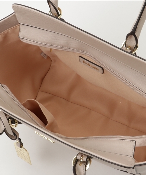 & chouette（アンドシュエット）の「シンプルハンドバッグ Ｍ（ハンドバッグ・レディース・ブラック/ベージュ/ホワイト・FREE）」の11枚目の写真