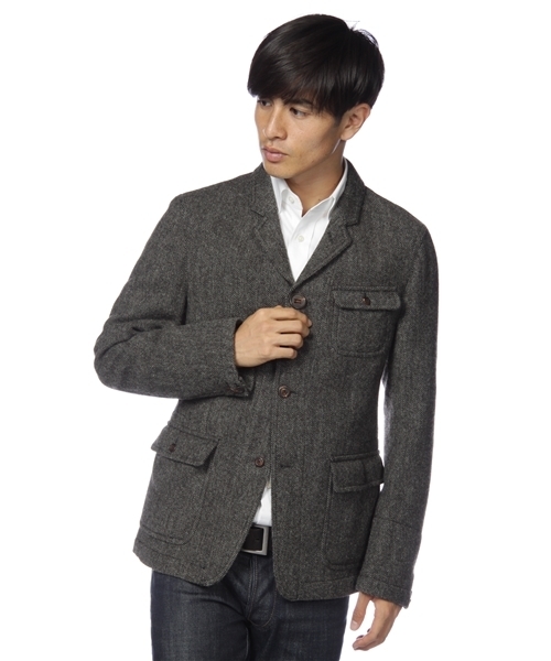 シップス　グレー　ジャケット SHIPS シップス テーラードジャケット サイズ44 グレー系