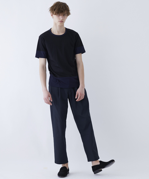 STUDIOUS（ステュディオス）の「ファンクショナルチノテーパードパンツ（チノパンツ・メンズ・ブラック/ベージュ・3/2/1）」の7枚目の写真