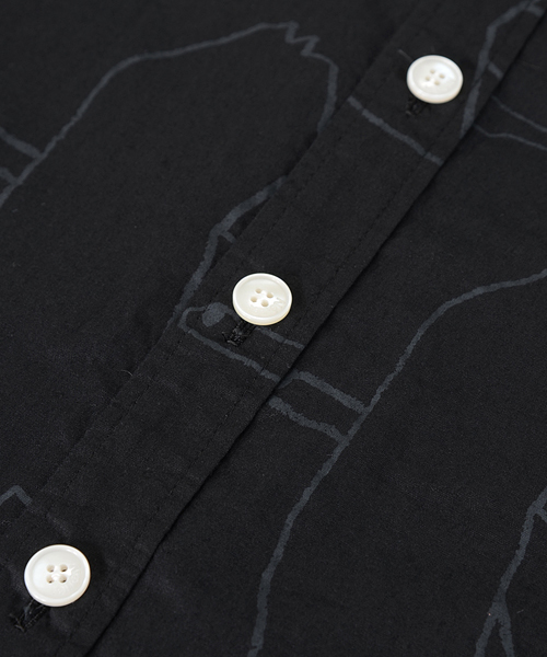 Ne-net（ネネット）の「S はばたきシャツ（シャツ/ブラウス・レディース・ホワイト/ブラック/イエロー・02）」の9枚目の写真