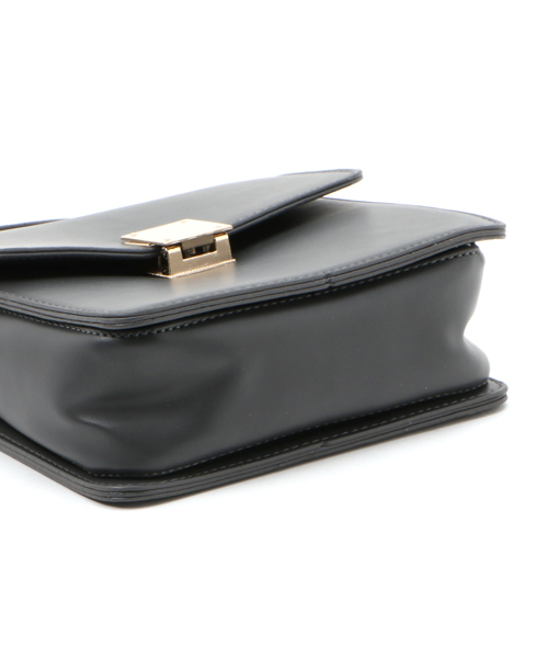 PLAIN CLOTHING（プレーンクロージング）の「ワンハンドルスクエアバッグ/ショルダーバッグ【PLAIN CLOTHING】（ショルダーバッグ・レディース・キャメル/ブラック/グレー・FREE）」の5枚目の写真