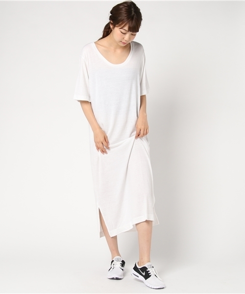 SHIPS(シップス)の「CAL.Berries:DRESS(ワンピース・レディース・ブラック/ライトブルー/オフホワイト・ONE SIZE)」の2枚目の写真