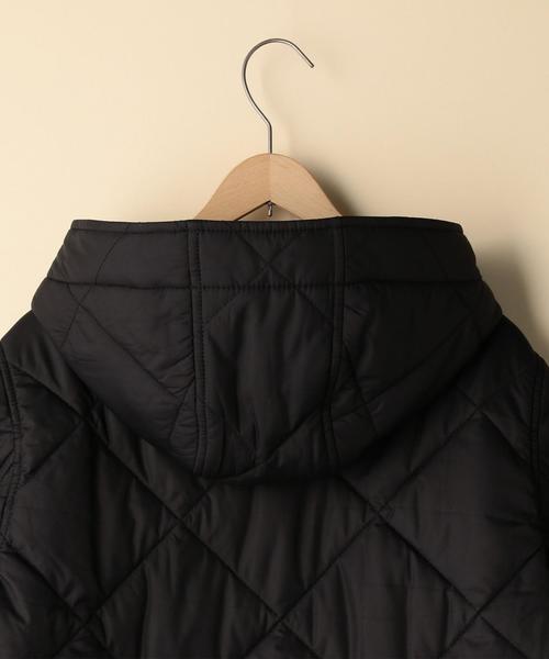 美品 17aw coen コーエン タフレックス サーモア ミリタリー キルティング ノーカラー ショート コート ジャケット レディース M ベージュ coen（コーエン）の「手洗いできるTUFLEX(タフレックス)×Thermore