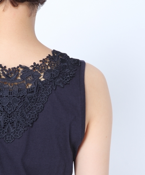 studio CLIP（スタディオクリップ）の「機能素材バックレースタンクトップ（タンクトップ・レディース・アイボリー/ボルドー/グリーン/ネイビー/チャコール/オフホワイト・LARGE/X-LARGE/XXX-LARGE/MEDIUM）」の12枚目の写真