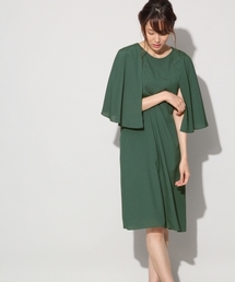 BLISS POINT | 【DRESS】2WAYケープワンピース(ドレス)