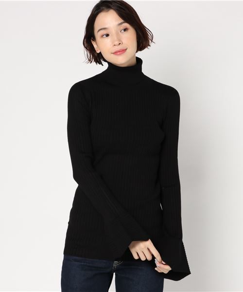 ivory court（アイボリーコート）の「【SIMPLICITE】ベルスリーブプルオーバー◆（ニット/セーター・レディース・ブラック/ベージュ/レッド・FREE）」の9枚目の写真