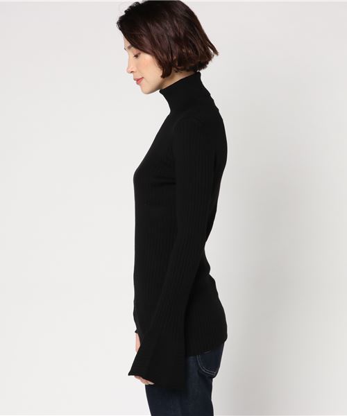 ivory court（アイボリーコート）の「【SIMPLICITE】ベルスリーブプルオーバー◆（ニット/セーター・レディース・ブラック/ベージュ/レッド・FREE）」の4枚目の写真