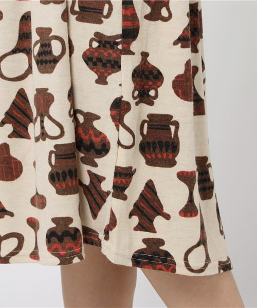 MERLOT（メルロー）の「つぼっこ柄ワンピース2440（ワンピース・レディース・オレンジ/ベージュ/ネイビー・FREE）」の18枚目の写真