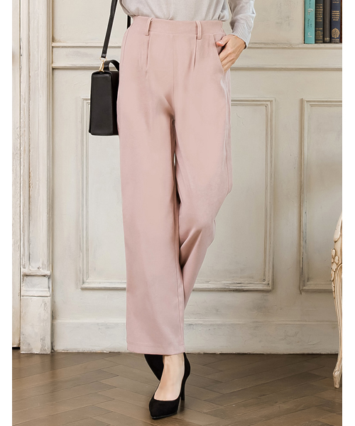 Re:EDIT（リエディ）の「すっきり美脚ストレートパンツ（その他パンツ・レディース・ブラック/ベージュ/ブラウン/グレー/ブラック系その他/ブラウン系その他/バーガンディー/グリーン系その他/モカ・LARGE/MEDIUM/SMALL）」の7枚目の写真