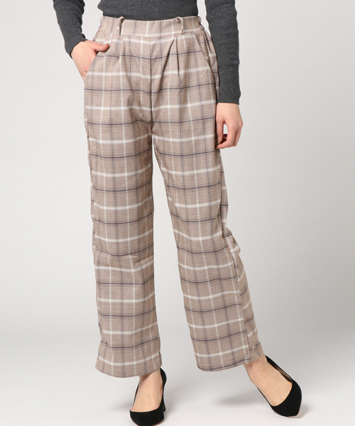 Re:EDIT（リエディ）の「すっきり美脚ストレートパンツ（その他パンツ・レディース・ブラック/ベージュ/ブラウン/グレー/ブラック系その他/ブラウン系その他/バーガンディー/グリーン系その他/モカ・LARGE/MEDIUM/SMALL）」の19枚目の写真