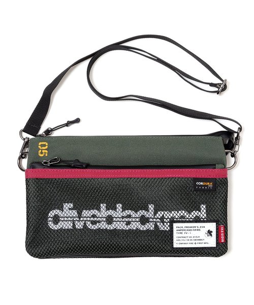 RADIO EVA(ラヂオエヴァ)の「RADIO EVA 504 EVANGELION SACOCHE BAG by FIRE FIRST(ショルダーバッグ・メンズ・イエロー/パープル/レッド/オリーブ/ネイビー/グレー・FREE)」の3枚目の写真