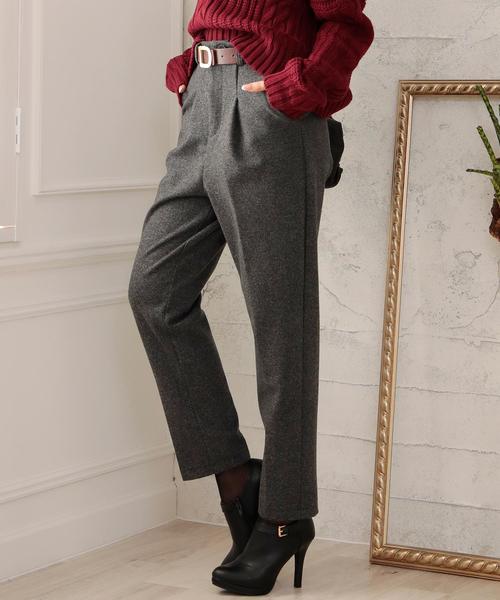 Doula Doula（ドゥーラドゥーラ）の「テーパードパンツ（その他パンツ・レディース・ブラック/ブラウン/ベージュ/ダークグレー・S/M/L）」の9枚目の写真