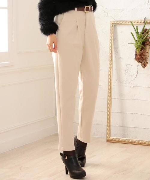 Doula Doula（ドゥーラドゥーラ）の「テーパードパンツ（その他パンツ・レディース・ブラック/ブラウン/ベージュ/ダークグレー・S/M/L）」の16枚目の写真