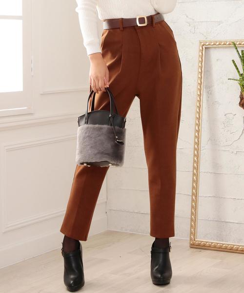 Doula Doula（ドゥーラドゥーラ）の「テーパードパンツ（その他パンツ・レディース・ブラック/ブラウン/ベージュ/ダークグレー・S/M/L）」の20枚目の写真