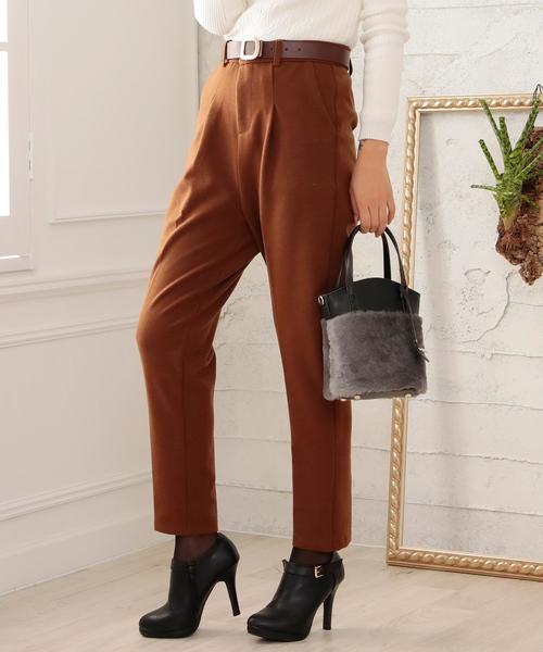 Doula Doula（ドゥーラドゥーラ）の「テーパードパンツ（その他パンツ・レディース・ブラック/ブラウン/ベージュ/ダークグレー・S/M/L）」の21枚目の写真