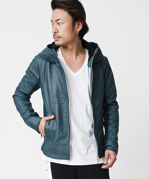 NO ID.（ノーアイディ）の「mj5378-ラムバフィングフーデッドBLZ