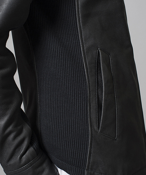 NO ID.（ノーアイディ）の「mj5378-ラムバフィングフーデッドBLZ