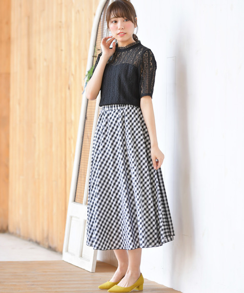 rps（アールピーエス）の「総レースプチハイ半袖ブラウス（シャツ/ブラウス・レディース・ブラック/オフホワイト/ホワイト系その他2/ブラック系その他2・M）」の15枚目の写真