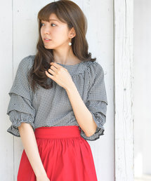 rps | 変形タックキャンディースリーブブラウス(シャツ/ブラウス)