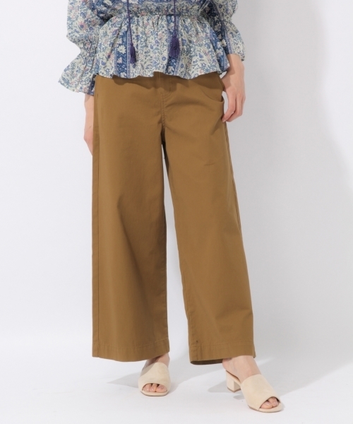 laboratory work（ラボラトリーワーク）の「サス付き後ろレースアップパンツ（その他パンツ・レディース・ベージュ/ブラウン/ブルー・MEDIUM）」の2枚目の写真