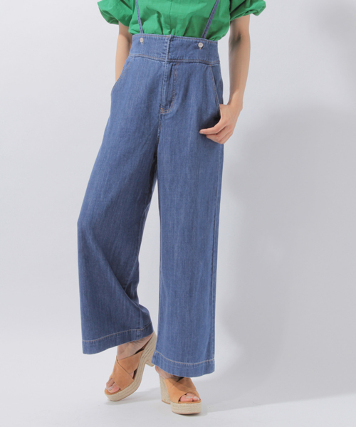 laboratory work（ラボラトリーワーク）の「サス付き後ろレースアップパンツ（その他パンツ・レディース・ベージュ/ブラウン/ブルー・MEDIUM）」の18枚目の写真