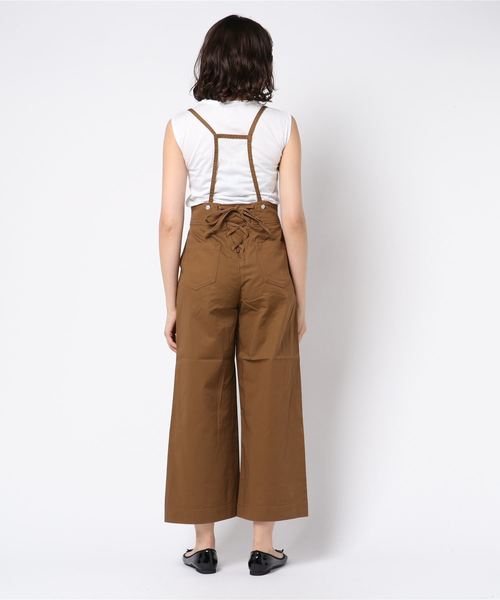 laboratory work（ラボラトリーワーク）の「サス付き後ろレースアップパンツ（その他パンツ・レディース・ベージュ/ブラウン/ブルー・MEDIUM）」の5枚目の写真