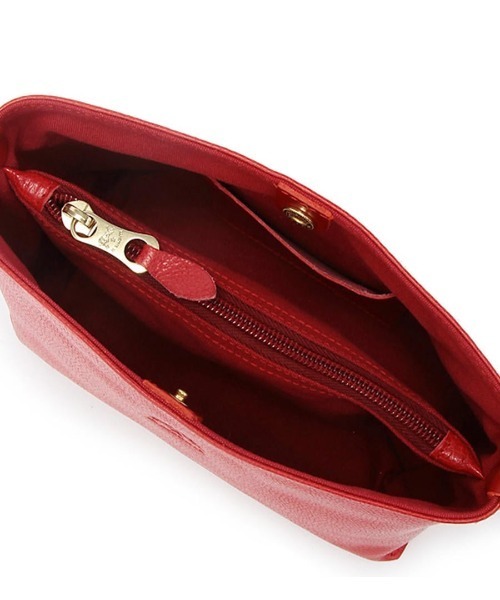 IL BISONTE（イルビゾンテ）の「IL BISONTE / ORIGINAL LEATHER / SHOULDER BAG（ショルダーバッグ・レディース・グレー/レッド/オリーブ/ダークブラウン/ブラック/ナチュラル/ライトブラウン/グリーン/レンガ/オレンジ/ネイビー・FREE）」の15枚目の写真