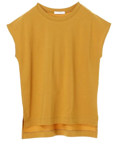 AMERICAN HOLIC（アメリカンホリック）の「・ショルダータックノースリーブプルオーバー（Tシャツ/カットソー・レディース・オフホワイト/ブラック/マスタード/キャメル・FREE）」の8枚目の写真