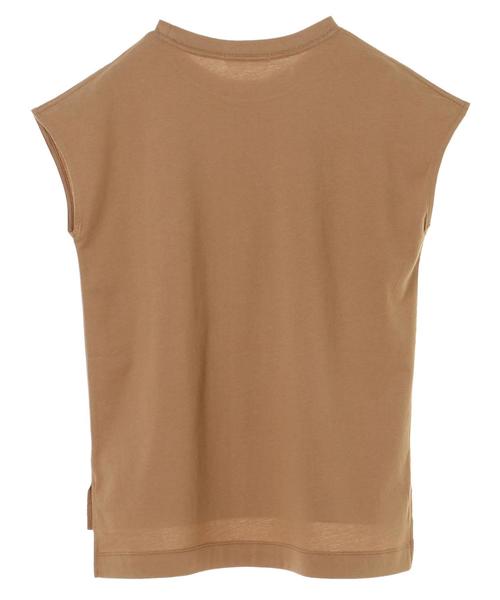 AMERICAN HOLIC（アメリカンホリック）の「・ショルダータックノースリーブプルオーバー（Tシャツ/カットソー・レディース・オフホワイト/ブラック/マスタード/キャメル・FREE）」の13枚目の写真