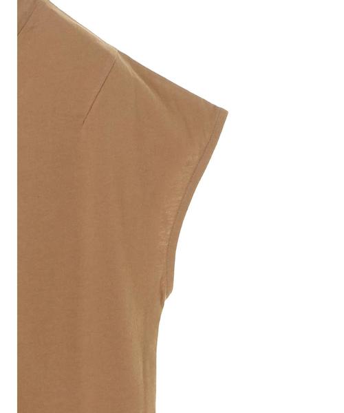 AMERICAN HOLIC（アメリカンホリック）の「・ショルダータックノースリーブプルオーバー（Tシャツ/カットソー・レディース・オフホワイト/ブラック/マスタード/キャメル・FREE）」の15枚目の写真