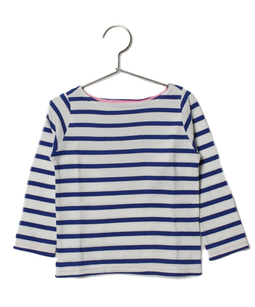 こども ビームス（コドモビームス）の「□こども ビームス / "Daily Cut" 薄手ボーダー 長袖 Tシャツ (80～130)（Tシャツ/カットソー・キッズ・グレー/ブラウン/グリーン/ブルー系その他/その他1・80/90/100/110/120/130）」の10枚目の写真