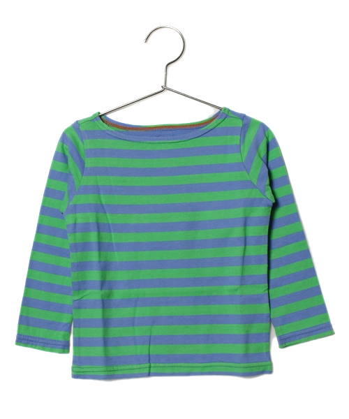 こども ビームス（コドモビームス）の「□こども ビームス / "Daily Cut" 薄手ボーダー 長袖 Tシャツ (80～130)（Tシャツ/カットソー・キッズ・グレー/ブラウン/グリーン/ブルー系その他/その他1・80/90/100/110/120/130）」の3枚目の写真