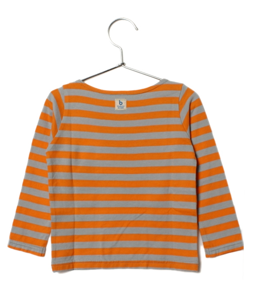 こども ビームス（コドモビームス）の「□こども ビームス / "Daily Cut" 薄手ボーダー 長袖 Tシャツ (80～130)（Tシャツ/カットソー・キッズ・グレー/ブラウン/グリーン/ブルー系その他/その他1・80/90/100/110/120/130）」の6枚目の写真