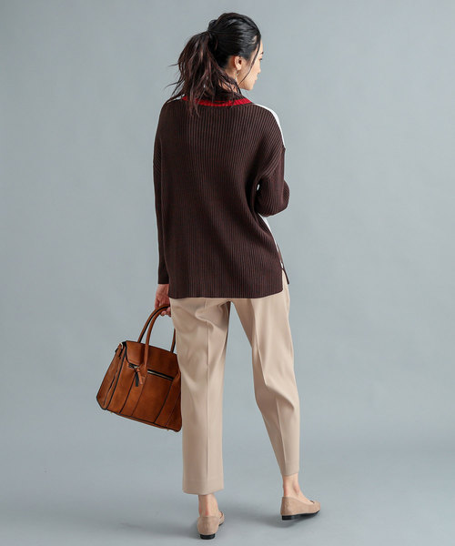 RIVE DROITE（リヴドロワ）の「ポニー柄Vネックニット（ニット/セーター・レディース・ブラウン/ブラック・FREE）」の8枚目の写真