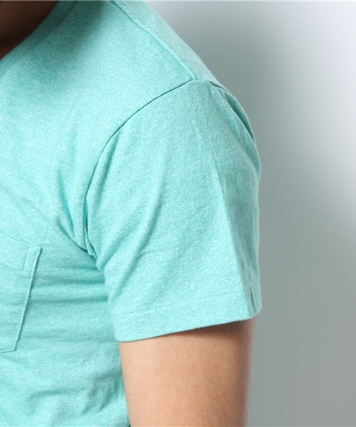 SHIPS（シップス）の「VELVA SHEEN: Vネック ポケットTEEシャツ（カラー）（Tシャツ/カットソー・メンズ・ピンク/イエロー/ライトグリーン/ブルー/グリーン/ライトピンク/ライトブルー・SMALL/MEDIUM/LARGE）」の17枚目の写真