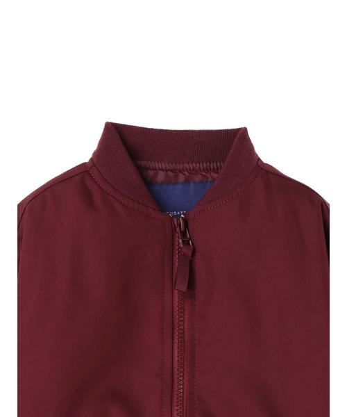 SEVENDAYS=SUNDAY（セブンデイズサンデイ）の「・MA-1ブルゾン（その他アウター・キッズ・ブラック/ボルドー/カーキ・100/110/120）」の10枚目の写真